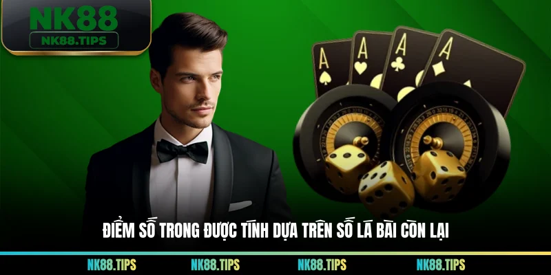 Điểm số trong được tính dựa trên số lá bài còn lại