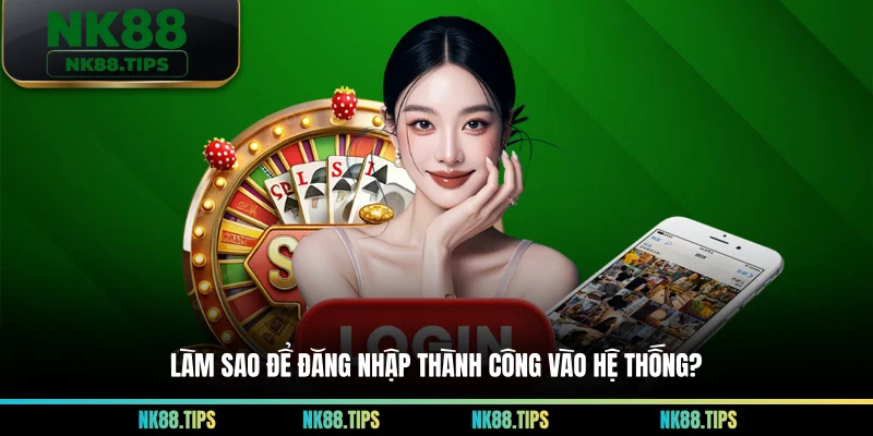 Làm sao để đăng nhập thành công vào hệ thống?